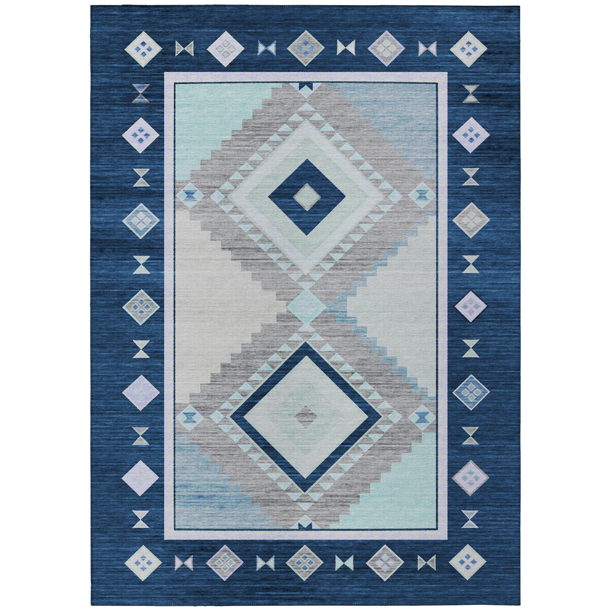Dalyn Rugs Phoenix  Denim  Southwestern