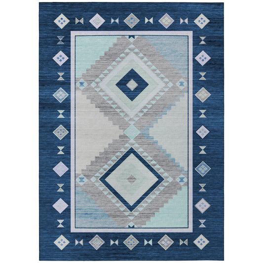 Dalyn Rugs Phoenix  Denim  Southwestern