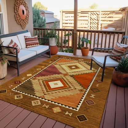 Dalyn Rugs Phoenix  Walnut  Southwestern