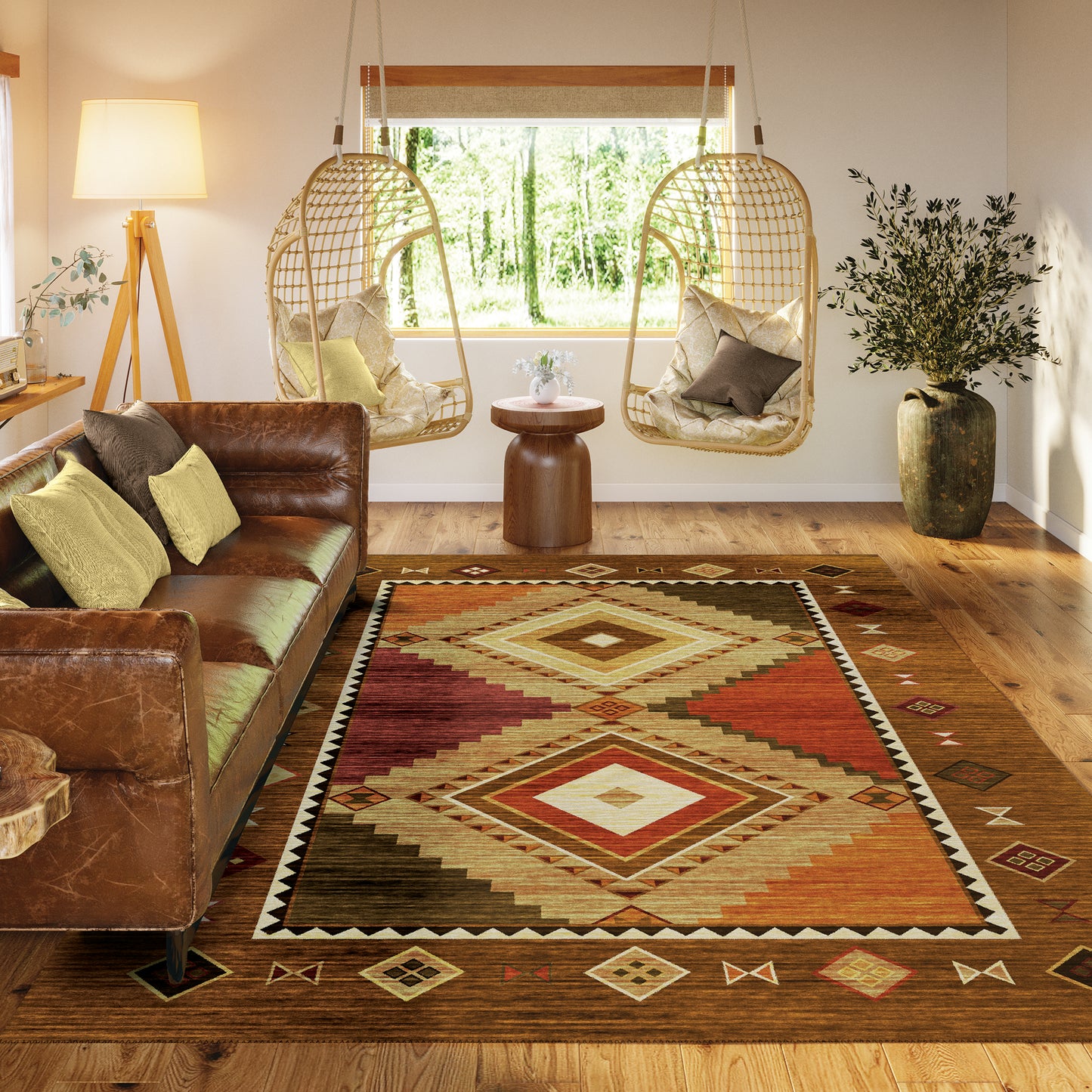 Dalyn Rugs Phoenix  Walnut  Southwestern