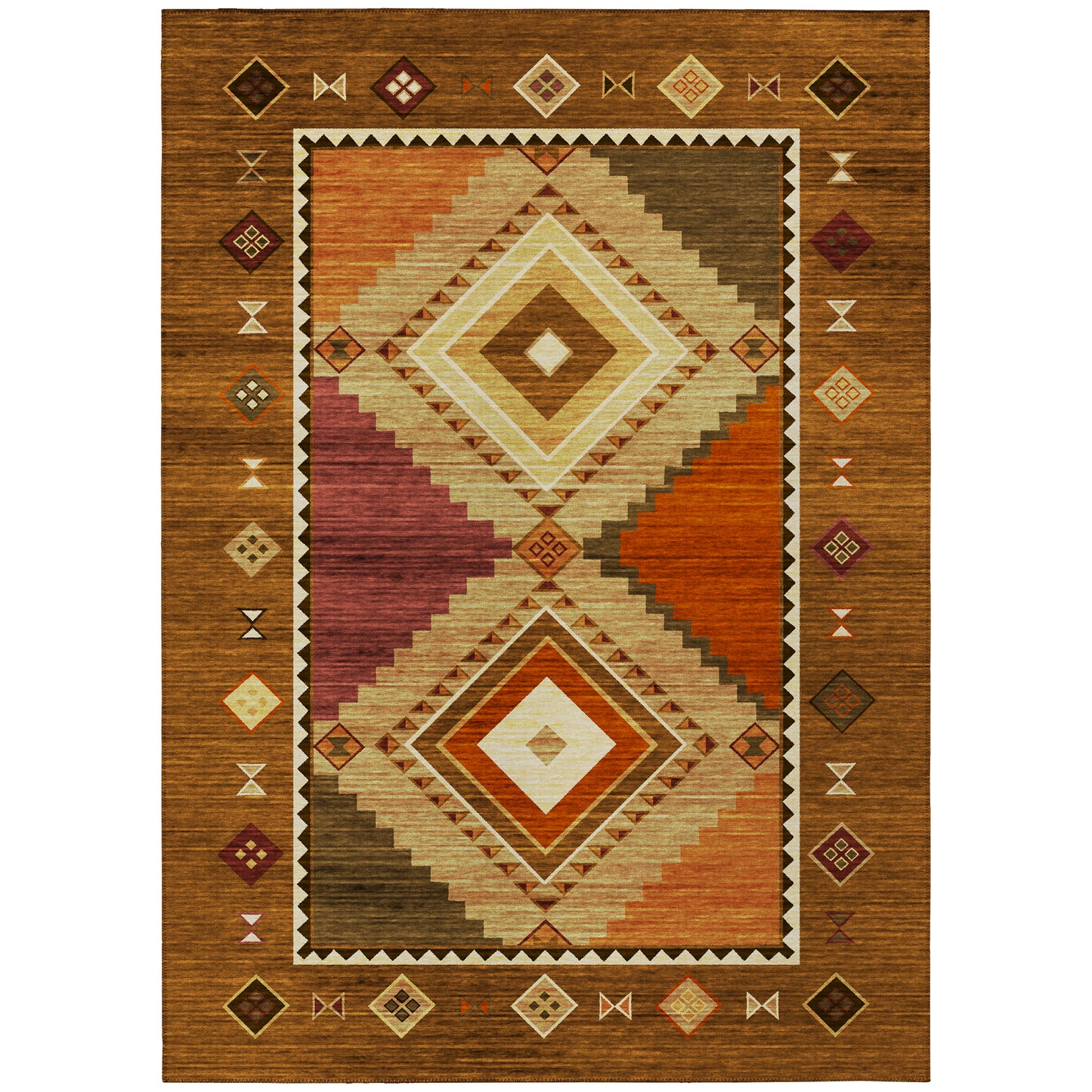 Dalyn Rugs Phoenix  Walnut  Southwestern