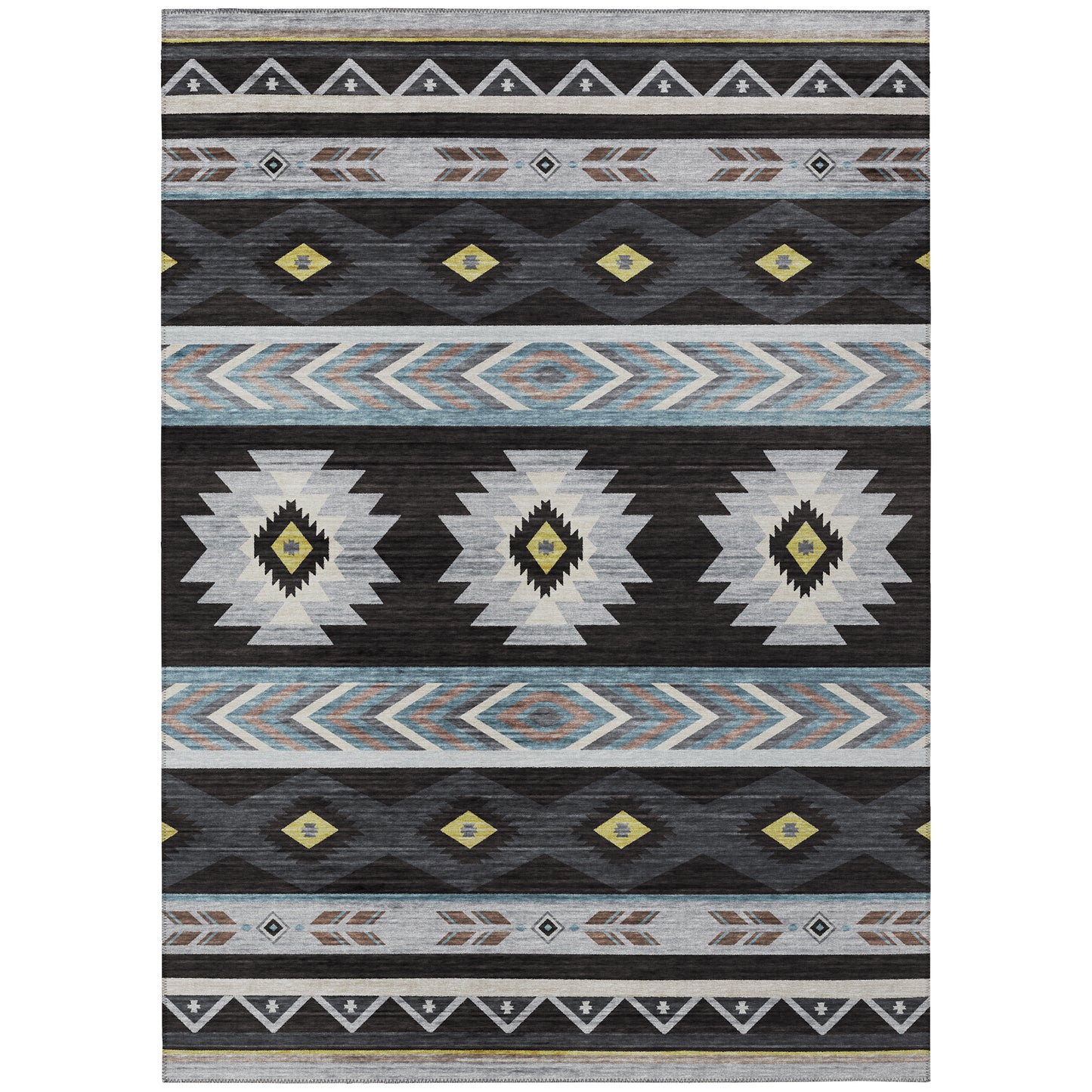 Dalyn Rugs Phoenix  Black  Southwestern
