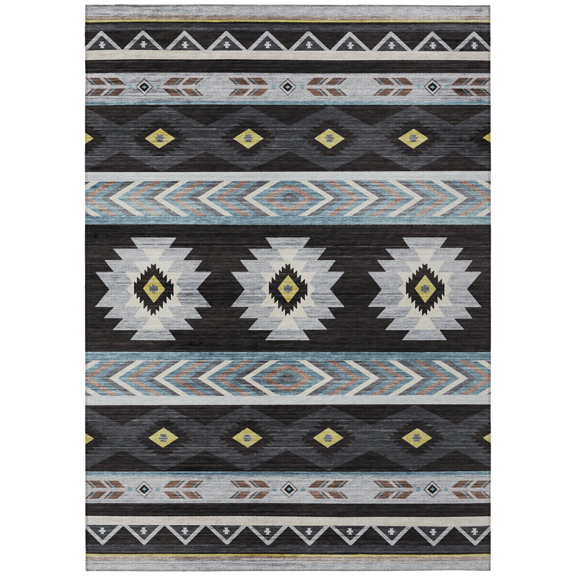Dalyn Rugs Phoenix  Black  Southwestern