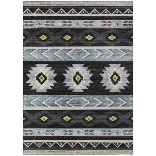 Dalyn Rugs Phoenix  Black  Southwestern