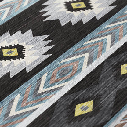 Dalyn Rugs Phoenix  Black  Southwestern