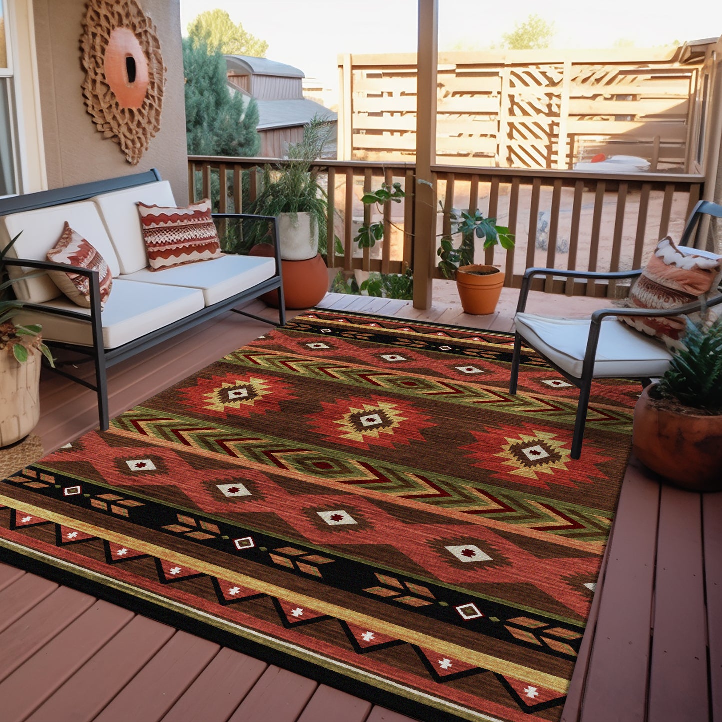 Dalyn Rugs Phoenix  Chocolate  Southwestern