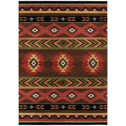 Dalyn Rugs Phoenix  Chocolate  Southwestern