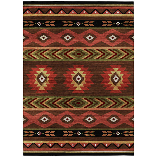 Dalyn Rugs Phoenix  Chocolate  Southwestern