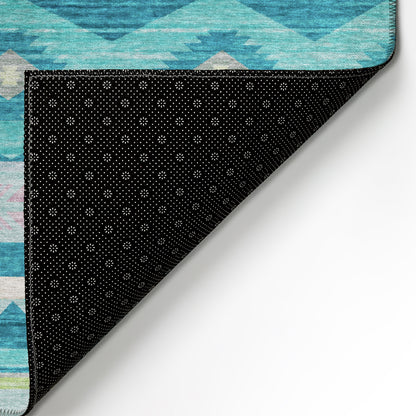 Dalyn Rugs Phoenix  Teal  Southwestern