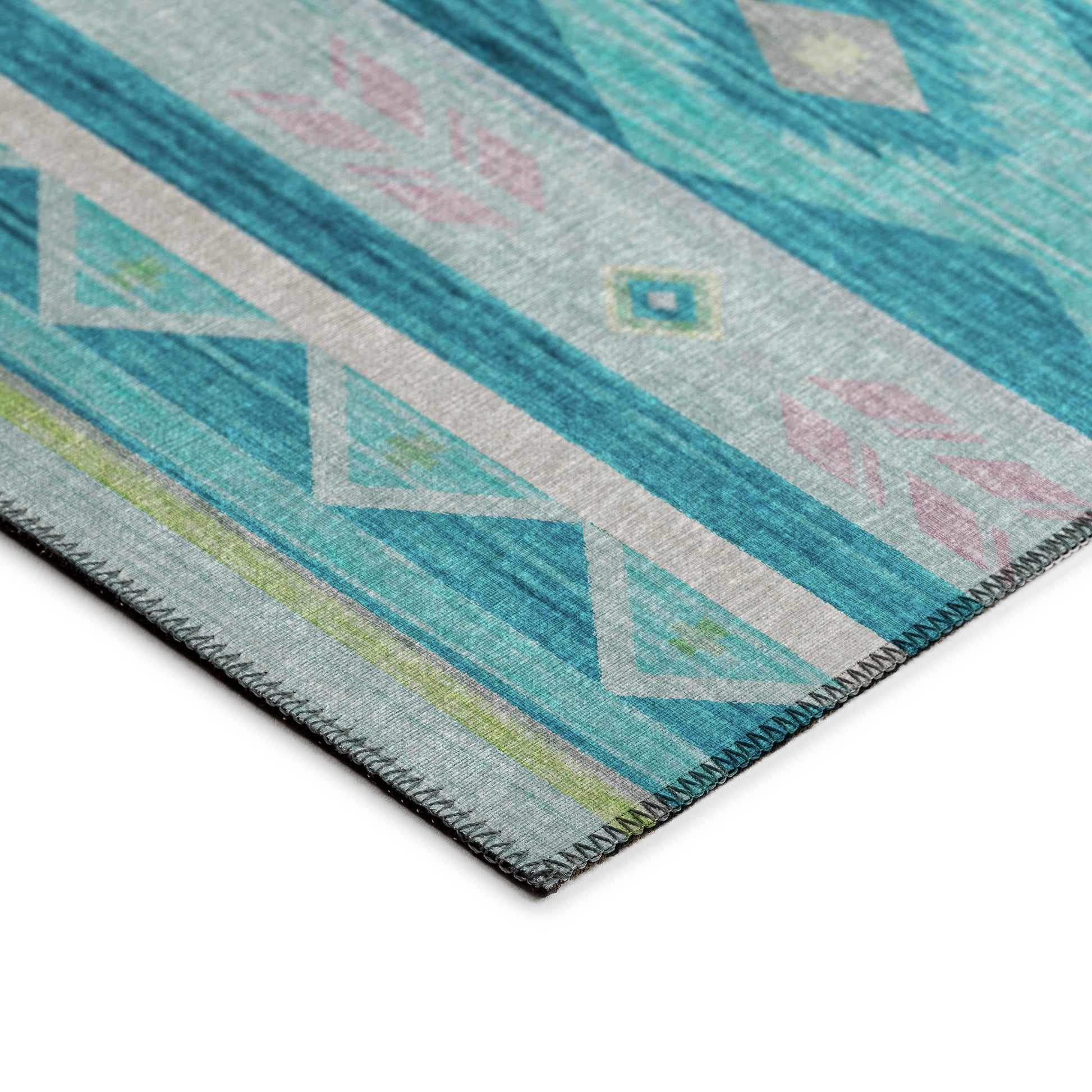 Dalyn Rugs Phoenix  Teal  Southwestern