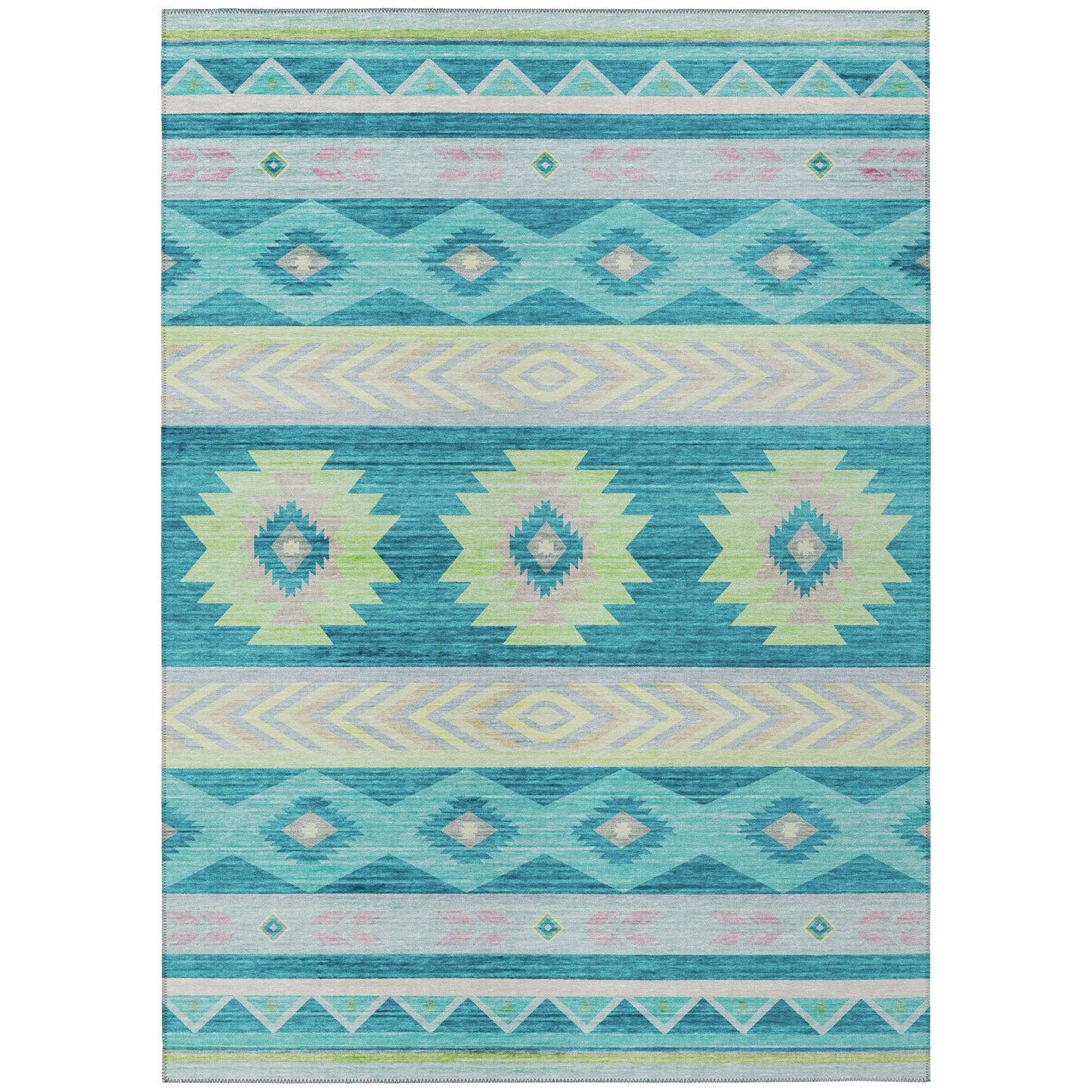 Dalyn Rugs Phoenix  Teal  Southwestern
