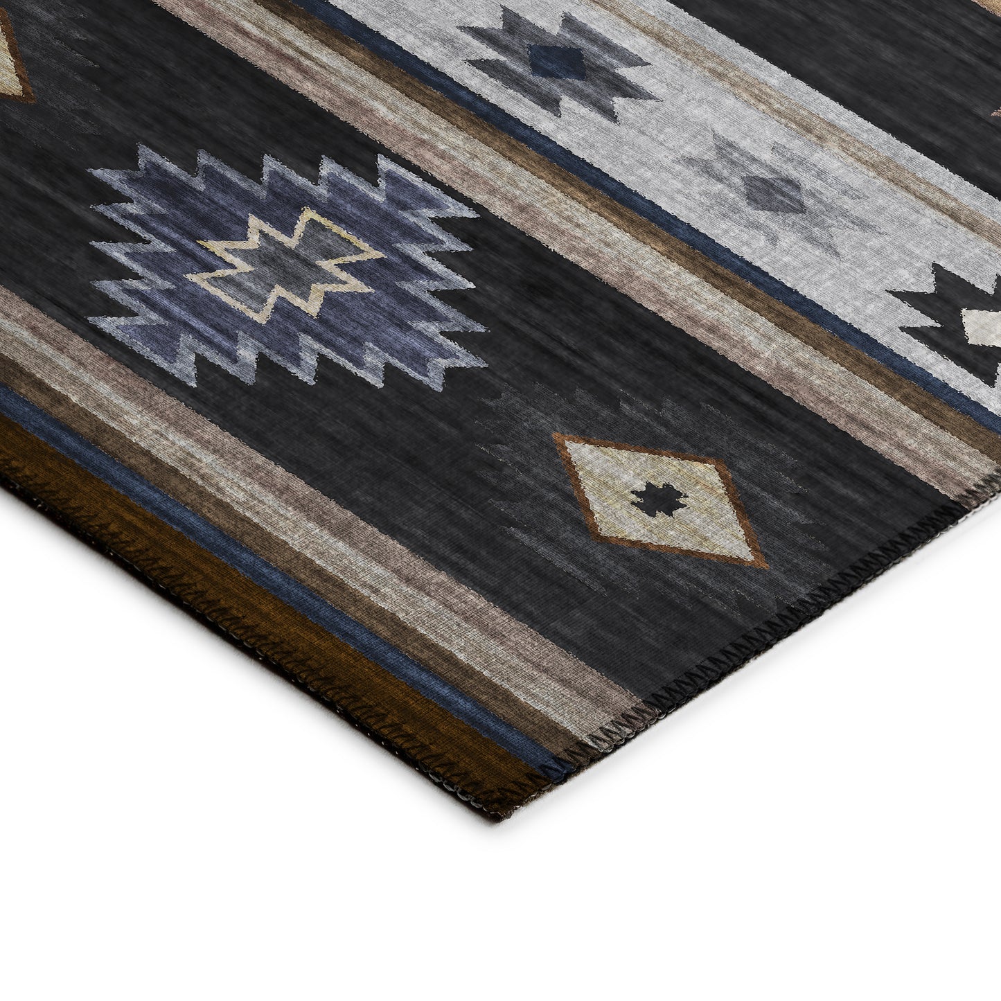 Dalyn Rugs Phoenix  Black  Southwestern