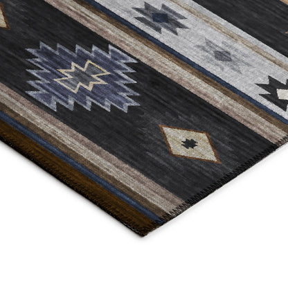 Dalyn Rugs Phoenix  Black  Southwestern