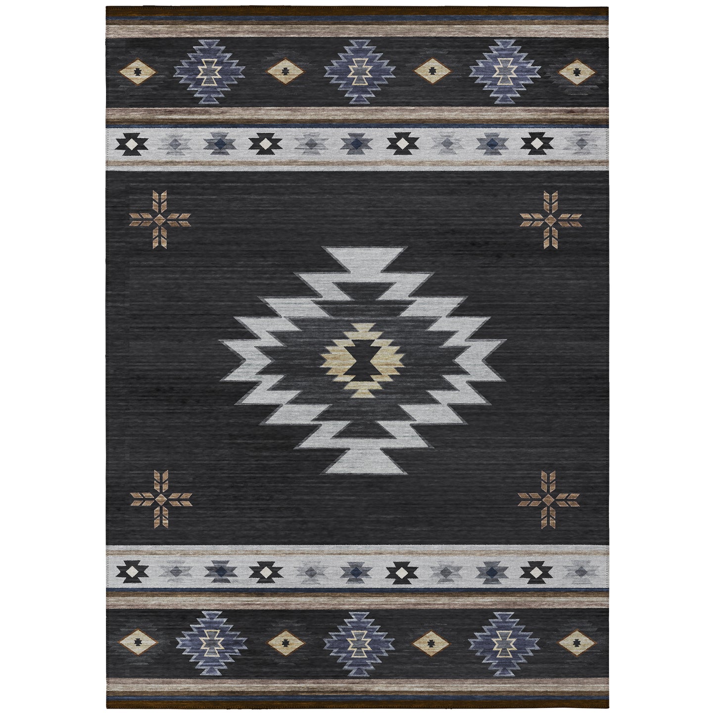 Dalyn Rugs Phoenix  Black  Southwestern