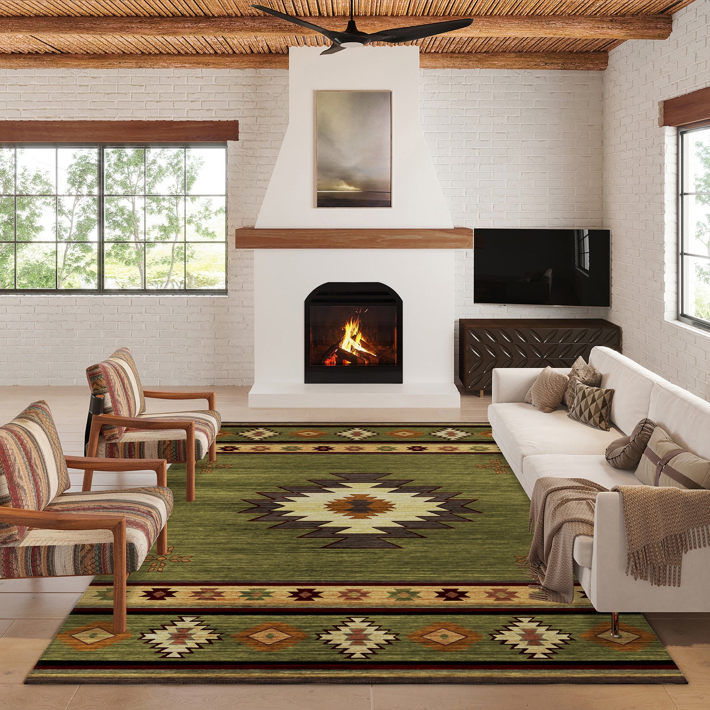 Dalyn Rugs Phoenix  Cactus  Southwestern