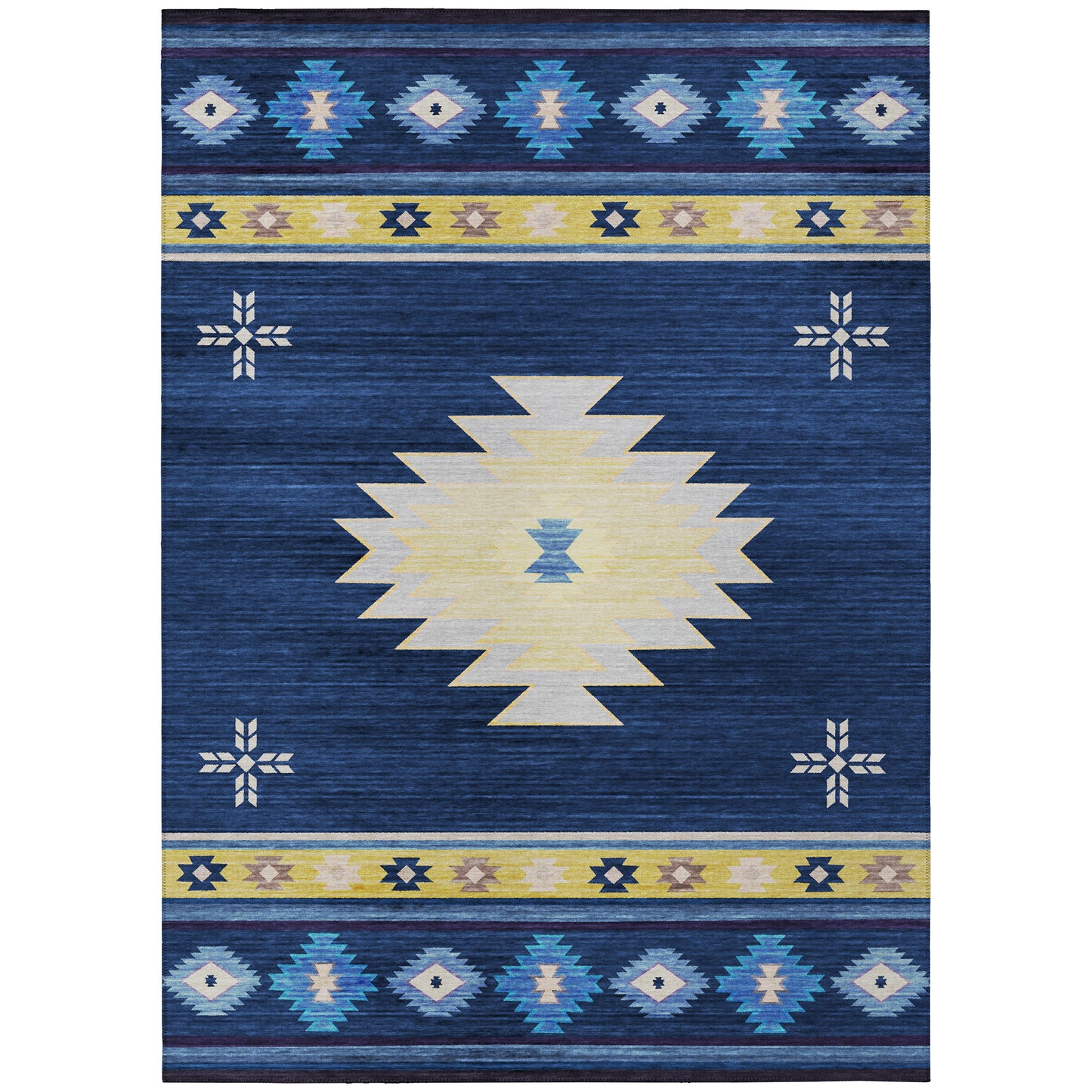 Dalyn Rugs Phoenix  Navy  Southwestern