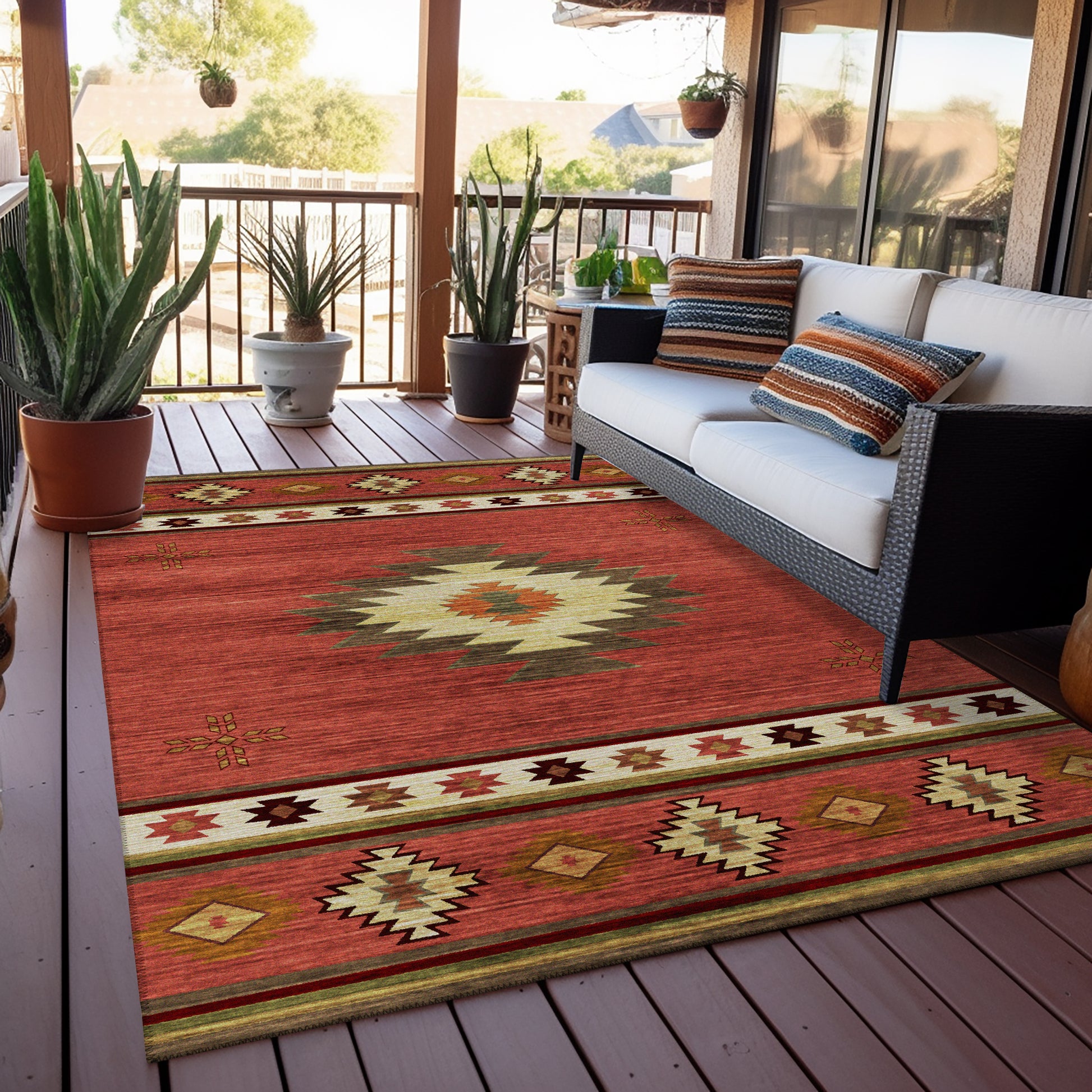 Dalyn Rugs Phoenix  Paprika  Southwestern