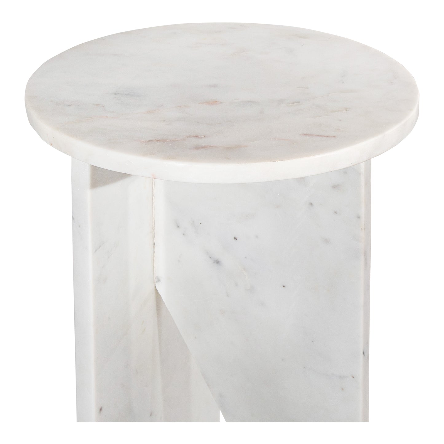 Moes Home Accent Tables Grace White Contemporary Furniture