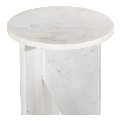 Moes Home Accent Tables Grace White Contemporary Furniture