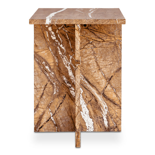 Moes Home Accent Tables Blair Gold Contemporary Furniture