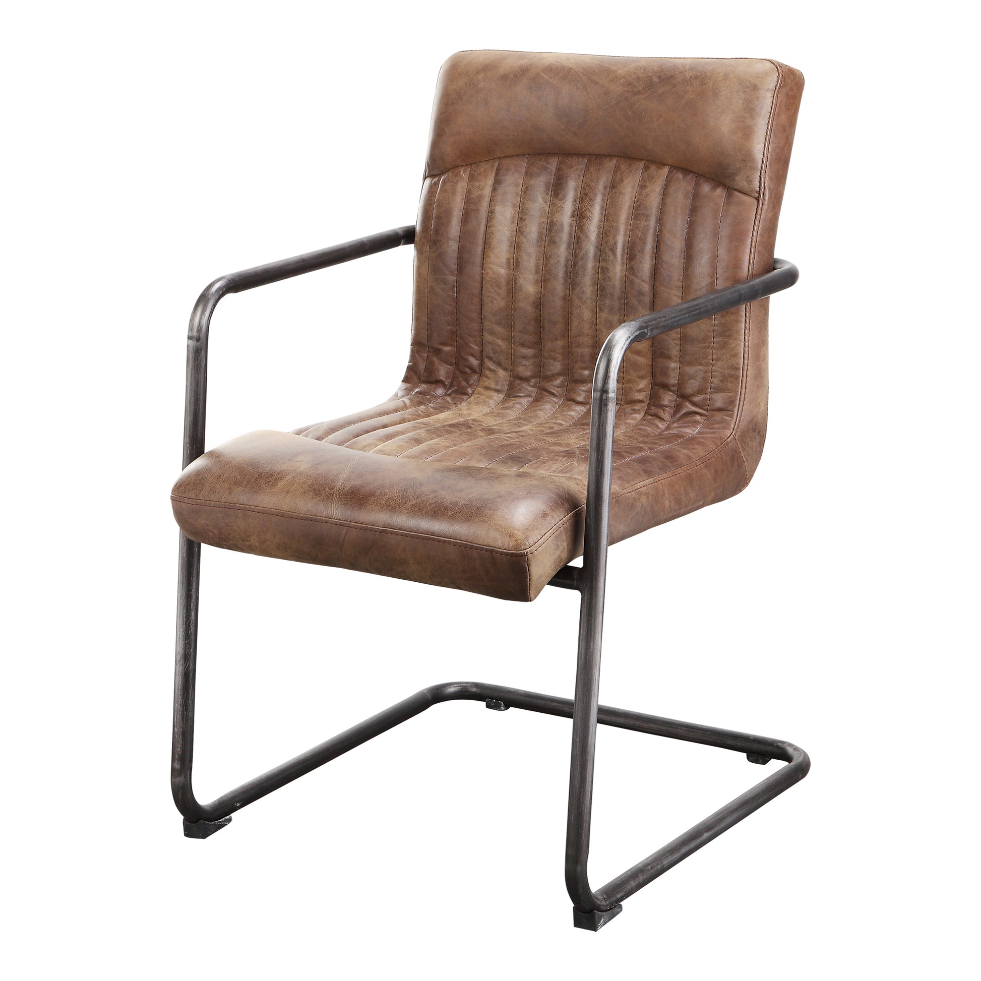 Moes Home Dining Chairs ANSEL Brown Industrial Furniture