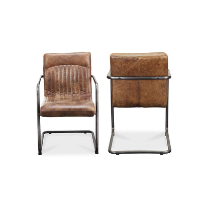 Moes Home Dining Chairs ANSEL Brown Industrial Furniture