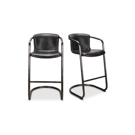 Moes Home Bar Stools Freeman Black Industrial Furniture