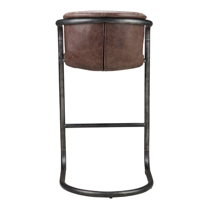 Moes Home Bar Stools Freeman Brown Industrial Furniture