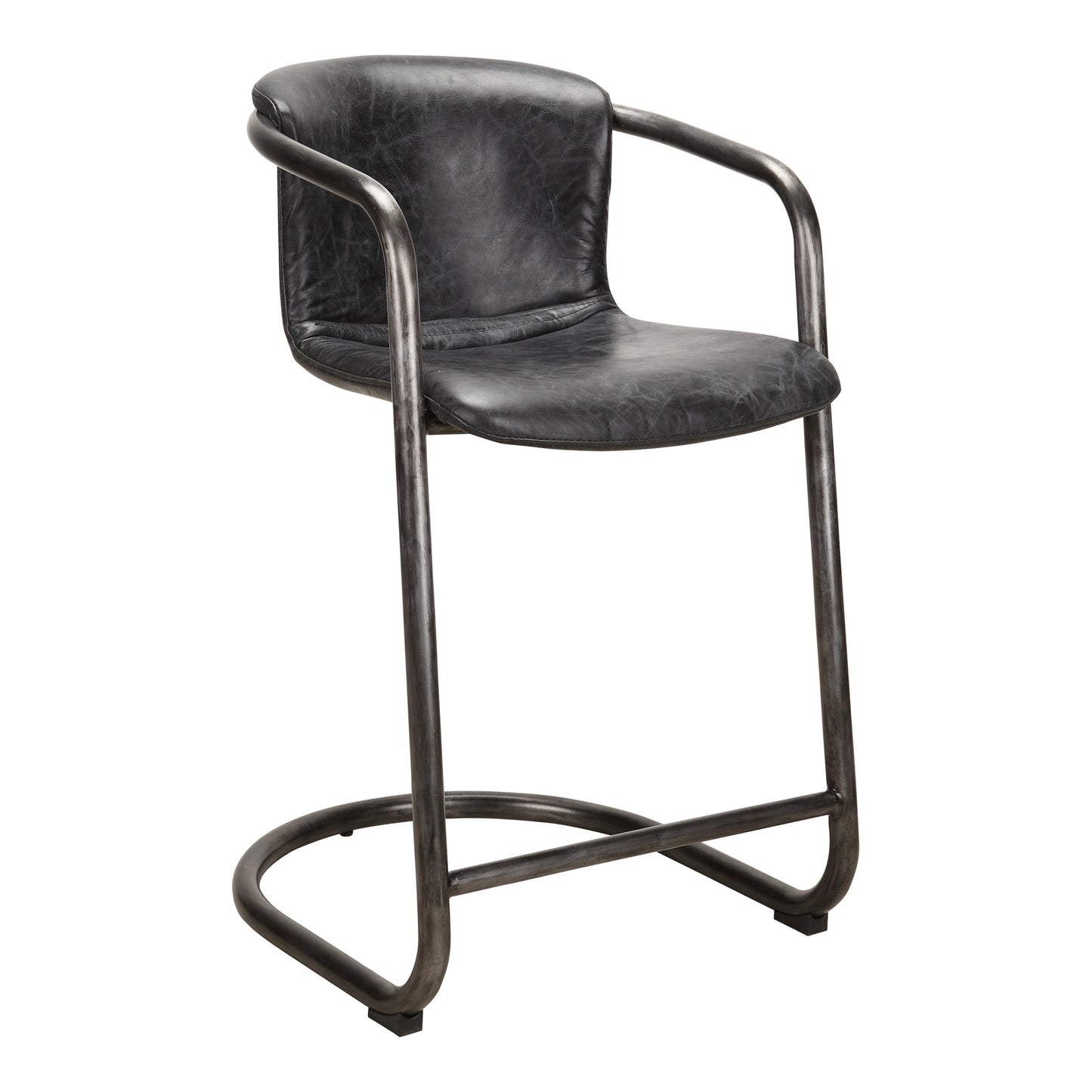 Moes Home Counter Stools Freeman Black Industrial Furniture