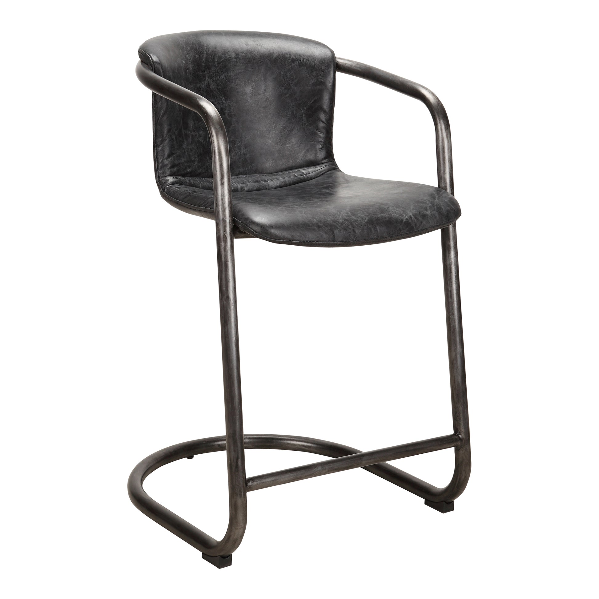 Moes Home Counter Stools Freeman Black Industrial Furniture