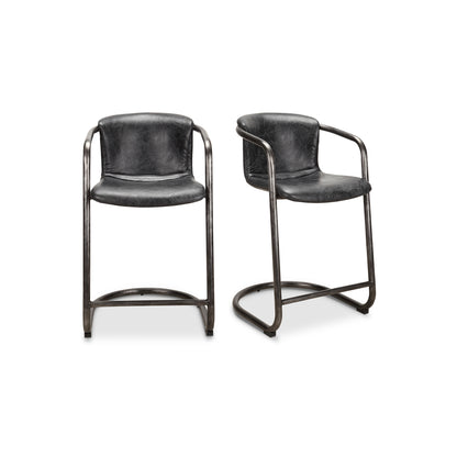 Moes Home Counter Stools Freeman Black Industrial Furniture