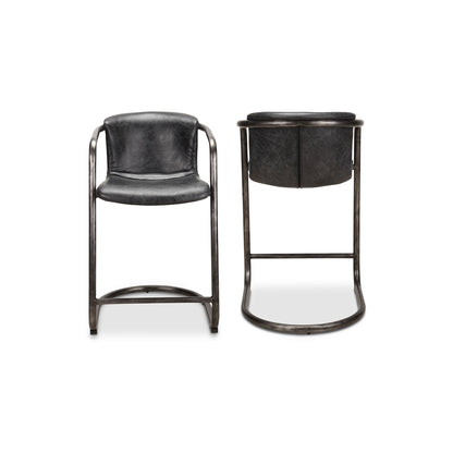 Moes Home Counter Stools Freeman Black Industrial Furniture
