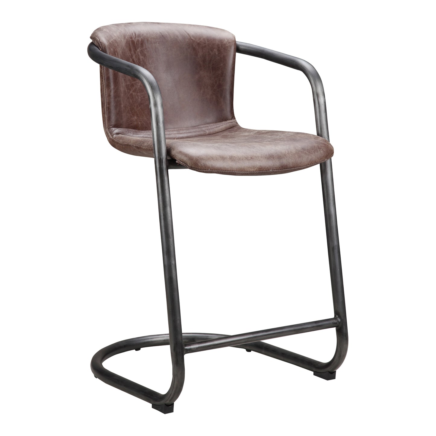 Moes Home Counter Stools Freeman Brown Industrial Furniture