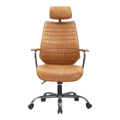 Moes Home Office Chairs EXECUTIVE Orange Industrial Furniture