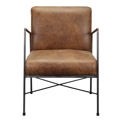 Moes Home Accent Chairs Dagwood Brown Industrial Furniture