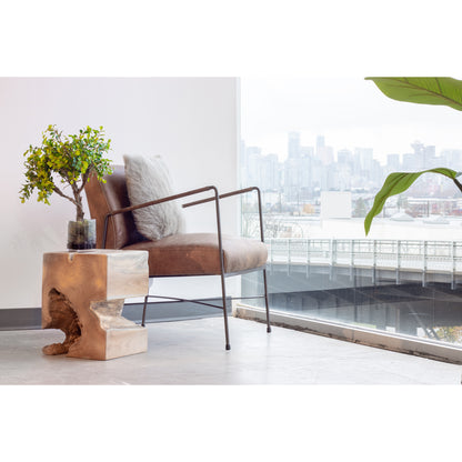 Moes Home Accent Chairs Dagwood Brown Industrial Furniture