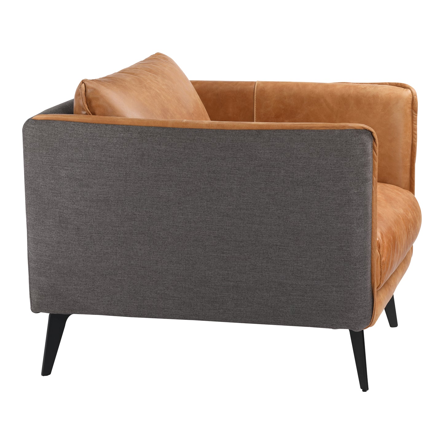 Moes Home Accent Chairs Messina Brown Mid-Century Modern Furniture