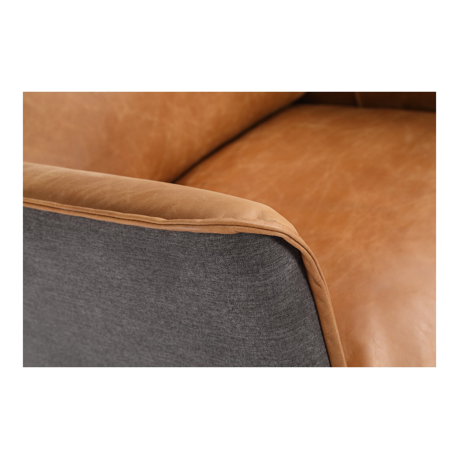 Moes Home Accent Chairs Messina Brown Mid-Century Modern Furniture