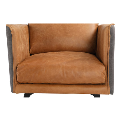 Moes Home Accent Chairs Messina Brown Mid-Century Modern Furniture