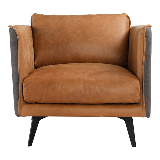 Moes Home Accent Chairs Messina Brown Mid-Century Modern Furniture