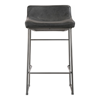 Moes Home Counter Stools Starlet Black Contemporary Furniture