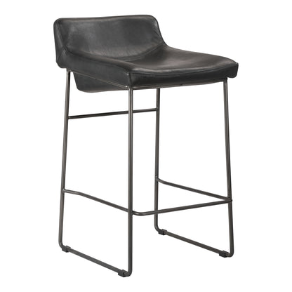 Moes Home Counter Stools Starlet Black Contemporary Furniture
