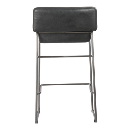 Moes Home Counter Stools Starlet Black Contemporary Furniture