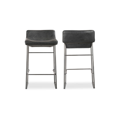 Moes Home Counter Stools Starlet Black Contemporary Furniture