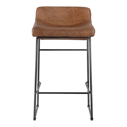 Moes Home Counter Stools Starlet Brown Contemporary Furniture