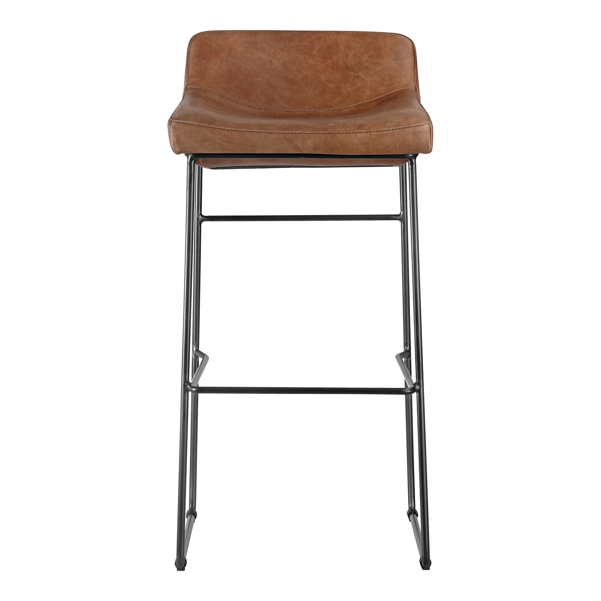 Moes Home Bar Stools Starlet Brown Contemporary Furniture