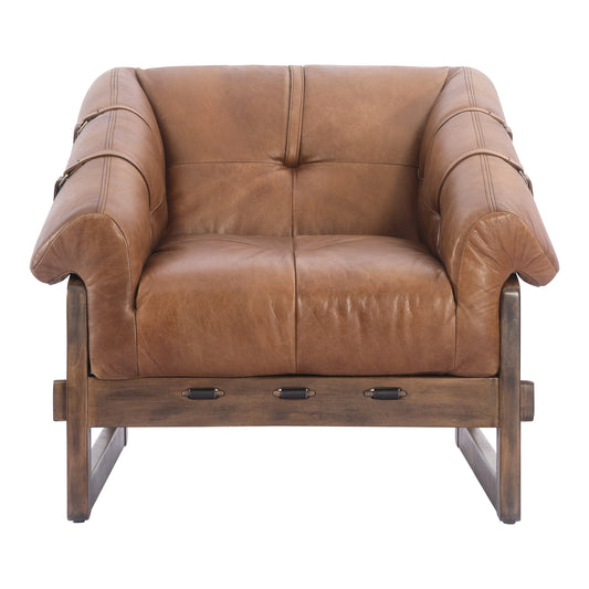 Moes Home Accent Chairs Bellos Brown Mid-Century Modern Furniture