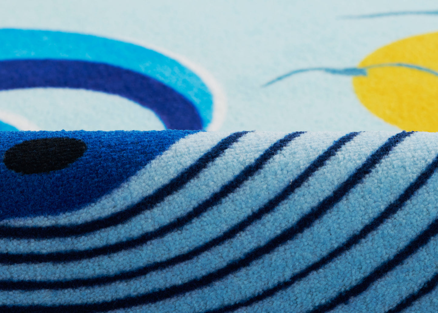 Momeni Playground  Blue  Contemporary