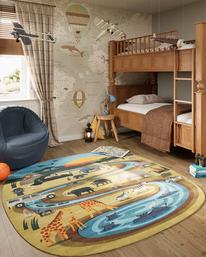 Momeni Playground  Multi  Contemporary