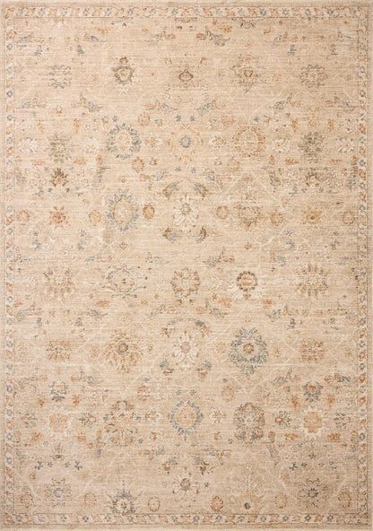 Chris Loves Julia x Loloi Palma PLM-11 Natural Multi Traditional Power Loomed Rug